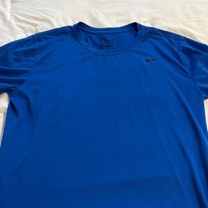 Nike Men's Blue Dri fit Shirt